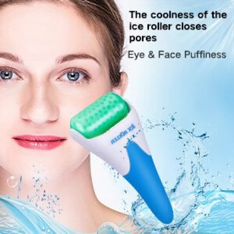 Aparat de masaj facial Ice Roller, mov
