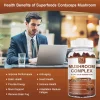 Complex de ciuperci Reishi - Imbunatatirea memoriei, cresterea concentrarii, pentru imunitate, energie, si cognitiv, Mushroom Complex, 60 bucati, Alhena®