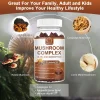 Complex de ciuperci Reishi - Imbunatatirea memoriei, cresterea concentrarii, pentru imunitate, energie, si cognitiv, Mushroom Complex, 60 bucati, Alhena®