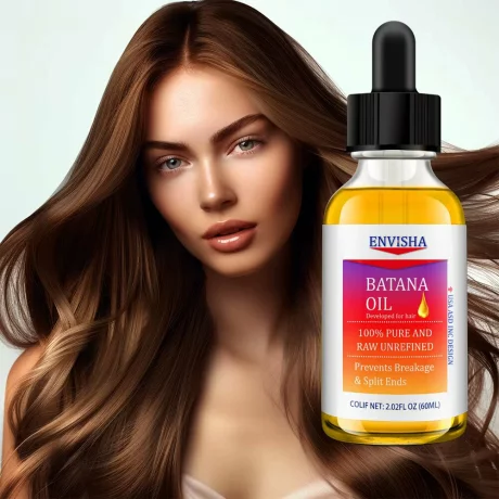 Ulei organic pur de batana pentru repararea parului deteriorat, creșterea părului, hranire, prevenirea caderii, repararea, netezire, hidratare, anti-rupere/capete despicate,  60ml
