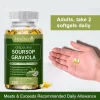 Graviola antitumoral, anticancerigen, antidiabetic, Este antioxidant, benefic pentru inima si sistemul circulator, poate reduce inflamatia, bogat in antioxidanti, 120 cps