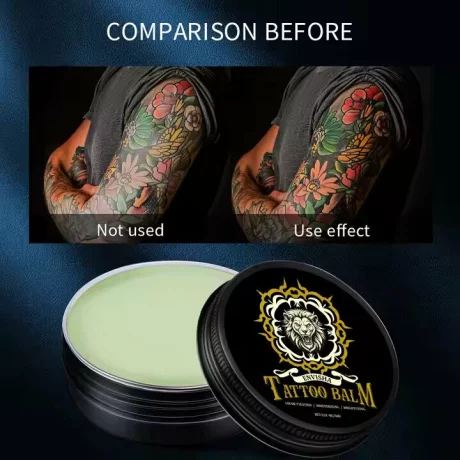 Balsam pentru tatuaje, Unguent reparator Non-iritant Balsam hrănitor și strălucitor pentru tatuaje, 60g