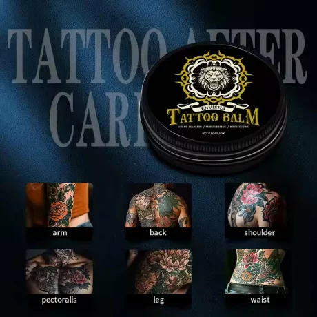 Balsam pentru tatuaje, Unguent reparator Non-iritant Balsam hrănitor și strălucitor pentru tatuaje, 60g