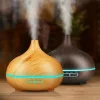 Difuzor aromaterapie cu ultrasunete si lumina LED 7 culori V-Rising VR-N10L, 550 ml, lemn deschis