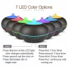 Difuzor aromaterapie cu ultrasunete, telecomanda si lumina LED 7 culori V-Rising VR-N09RC, 550 ml, wenge