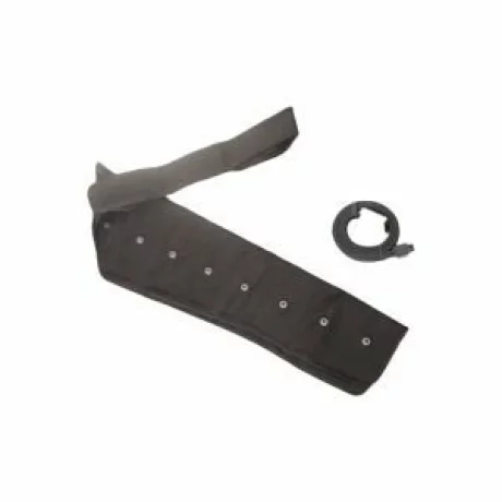 Aparat de presoterapie pentru drenaj limfatic si masaj pntru brat Alhena® M-PRO 3001, 1 X 8 camere de compresie aer, 6 moduri de tratament, 30-250 mmHg, recuperare medicala, masaj terapeutic, refacere musculara, marimea L, negru