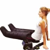 Aparat de presoterapie pentru drenaj limfatic si masaj Alhena® M-PRO 3001, 2 X 6 camere de compresie aer, 6 moduri de tratament, 30-250 mmHg, recuperare medicala, masaj terapeutic, refacere musculara, marimea XL, negru