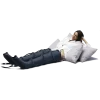 Aparat de presoterapie pentru drenaj limfatic si masaj Alhena® M-PRO 3001, 2 X 8 camere de compresie aer, 6 moduri de tratament, 30-250 mmHg, recuperare medicala, masaj terapeutic, refacere musculara, marimea XL, negru