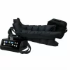 Aparat de presoterapie pentru drenaj limfatic si masaj Alhena® M-PRO 3001, 2 X 8 camere de compresie aer, 6 moduri de tratament, 30-250 mmHg, recuperare medicala, masaj terapeutic, refacere musculara, marimea XL, negru