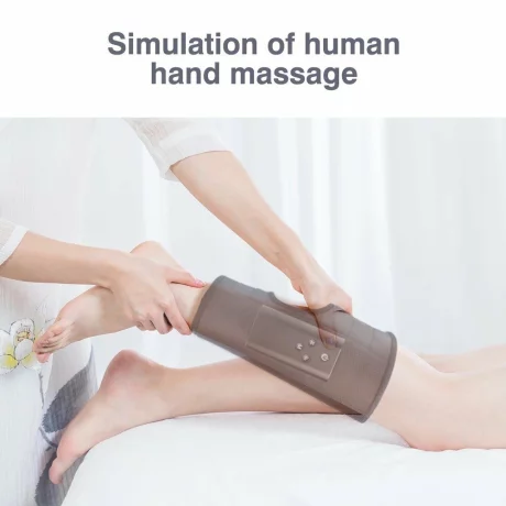 Aparat masaj picior Alhena®, Drenaj limfatic, Presopunctura, Refacere musculara, Masaj circulator, Masaj relaxare, Compresie cu aer, Recuperare sportiva, Mini F003 negru
