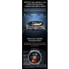 Ceas smartwatch pentru masurarea glicemiei fara intepare, Alhena®  530mAh, NFC, SOS, Bratara pentru apeluri Ecg, Pompa de aer, Tensiune arteriala, Oxigen din sange, Sport Fitness S26, negru