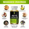 Keto, Oțet de mere capsule moi poate contribui la reducerea masei corporale, reducerea apetitului,  contribuie la metabolismul energetic normal, Beworths 60 de bucăți