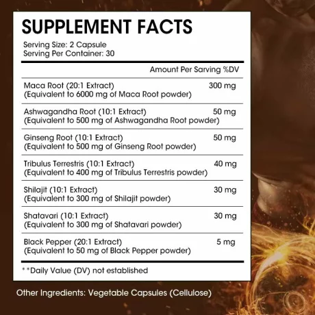Extract de rădăcină de Maca. Echilibru hormonal pentru femei,  poate sustine mentinerea sanatatii sexuale, ajuta la fertilitate,  capsule moi 60 buc