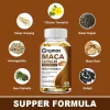 Extract de rădăcină de Maca. Echilibru hormonal pentru femei,  poate sustine mentinerea sanatatii sexuale, ajuta la fertilitate,  capsule moi 60 buc