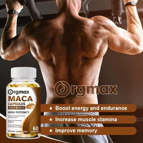 Extract de rădăcină de Maca. Echilibru hormonal pentru femei,  poate sustine mentinerea sanatatii sexuale, ajuta la fertilitate,  capsule moi 60 buc