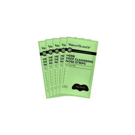 Set 5 plasturi pentru puncte negre cu Arbore de Ceai si Aloe Vera, Vibrant Glamour