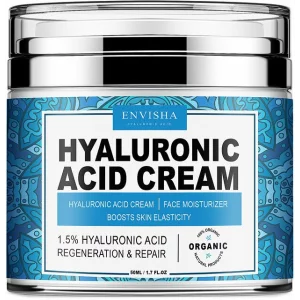Crema hidratanta antirid cu Acid Hialuronic, pentru regenerarea pielii, 1,5%, Envisha, 50ml