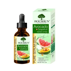 Ser cu extract de Avocado si Grapefruit, antirid, anti-imbatranire, iluminator, Roushun, 30ml