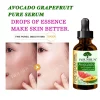 Ser cu extract de Avocado si Grapefruit, antirid, anti-imbatranire, iluminator, Roushun, 30ml
