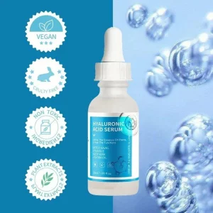 Ser facial cu Acid Hialuronic, Aloe Vera, Niacinamida si Carnozina, antirid, hidratant, reparator, WATERCOME, 30 ml