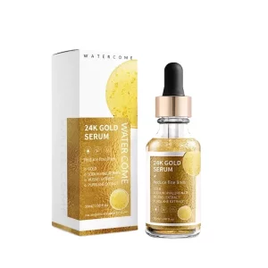 Ser facial cu Aur 24K, Acid Hialuronic si Extract de Midii, antirid, anti-imbatranire, WATERCOME, 30 ml