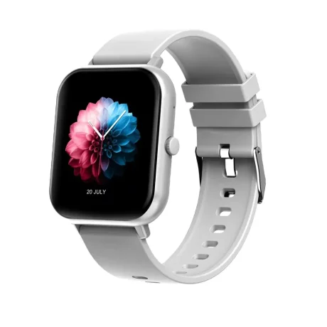 Alhena® Monitorizare glicemie,  Ecran HD 2, 04 inch, Notificari Apeluri/Mesaje, Monitorizare Fitness, Ritm Cardiac si Tensiune Arteriala, Compatibil iOS/Android,  HK26A, Gri