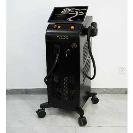 Alma Soprano Ice Platinum Pro, Aparat de Epilare Definitiva, 5000W,  808nm+755nm+940+1064nm, Sistem de răcire EC + răcire cu aer + răcire cu apă + cristal de safir + cip de răcire TEC