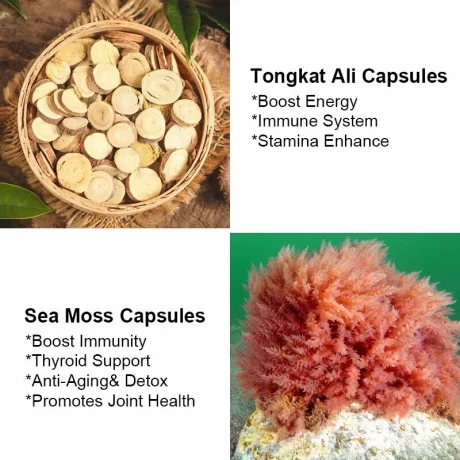 Supliment alimentar pentru 1 luna, 5 Capsulele softgel pe zi, furnizează vitamine energetice și construiesc un organism sanatos, Multi-vitamin,  Lutein Ester, Ashwagandha, Tongkat Ali, Sea Moss,