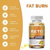 Capsule Keto 20000mg - Slăbire, Detoxifiere prin arderea grăsimilor, pot contribui la reducerea masei corporale, reducerea apetitului, contribuie la metabolismul energetic normal, 120 de bucăți