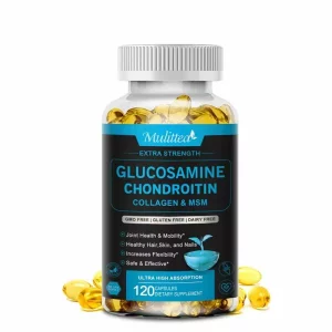 Glucosamine Chondroitin, Colagen si MSM,  Protectia articulatiilor, susținerea integrității articulațiilor și a țesuturilor de legătură, 120 capsule