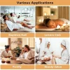 Termocuverta cu infrarosu Indepartat, Detoxifiere, Imbunatatirea Metabolismului, Pierdere in Greutate, Reducerea Durerilor Musculare, Imbunatatirea Aspectului Pielii, Diminuarea Celulitei, Alhena®, Negru