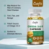 Omega 3-6-9, Complex de acizi grași esențiali pentru inimă, creier, piele și articulații. Formulă echilibrată cu uleiuri naturale pentru susținerea sănătății zilnice, 60 capsule