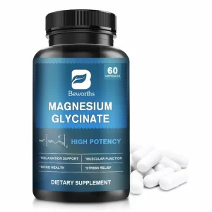 Glicinat de magneziu, sanatatea oaselor si dintilor, functionarea normala a sistemului nervos si muschilor, 60 capsule
