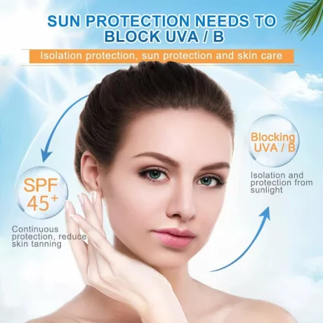 Loțiune lichidă pentru corp și față,  cu protecție solară SPF 50 UVA/UVB, 60 ml