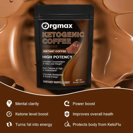 Ketogenic Coffee – Cafea Instanta Ketogenica, 100g, Ardere Grasimi &amp; Energie Mentala, Cafeaua ta zilnica – dar reinventata pentru stilul de viata keto