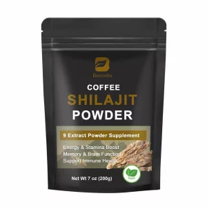 Cafea Instant cu Shilajit, Ginseng, Ashwagandha și Extracte Naturale – Energie, Concentrare și Imunitate