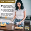 Cafea Instant cu Shilajit, Ginseng, Ashwagandha și Extracte Naturale – Energie, Concentrare și Imunitate