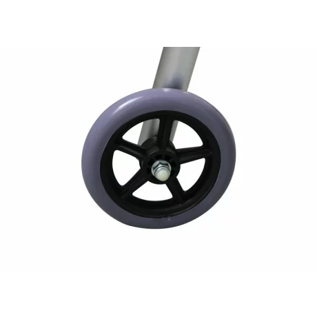 Cadru de mers din aluminiu, cu roti, pliabil, reglabil pe inaltime, echipament medical,  ajutoare de mers, 25W, greutate maxima 136Kg