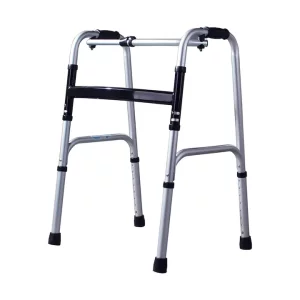 Cadru de mers pliabil, ajustabil pe inaltime, cu functie de pasitor, din aluminiu,