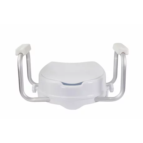 Inaltator WC cu capac, pentru persoane în vârstă, postoperatorie, femei însărcinate , manere de sustinere rabatabile, SC70- P