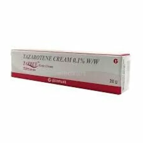 Gel Tazret 0.1%, Tazarotena, Glenmark, 20gr – Solutia Avansata pentru Combaterea Acneei si Regenerarea Pielii