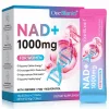 Supliment lichid cu nicotinamida si resveratrol 1000 mg NAD+, extract din plante, vitamina anti-imbatranire pentru femei, 21 plicuri