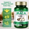 Capsule Maca Neagra, Imbunatateste vitalitatea si rezistenta, Promoveaza echilibrul hormonal, Imbunatateste sanatatea sexuala si reproductiva, 60 capsule