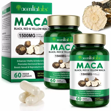 Capsule Maca Neagra, Imbunatateste vitalitatea si rezistenta, Promoveaza echilibrul hormonal, Imbunatateste sanatatea sexuala si reproductiva, 60 capsule