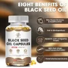 Capsule chimen Negru, sistemul imunitar, sănătatea pielii, părului și unghiilor, antioxidante și antiinflamatoare naturale, echilibrul glicemiei și colesterolului