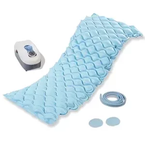 Saltea Antiescara cu Compresor Silentios Presiune Alternativa, Bleu, suporta greutatea de135kg, hf6001