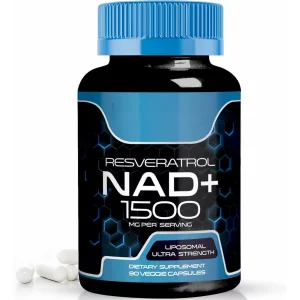 NAD+ Supliment Enhancer Capsule Supliment Nad Resveratrol Supliment Lipozomal Anti Imbatranire, 1500 mg WELLBODY, 60 cps