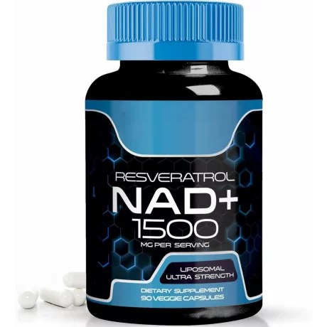 NAD+ Supliment Enhancer Capsule Supliment Nad Resveratrol Supliment Lipozomal Anti Imbatranire, 1500 mg WELLBODY, 60 cps