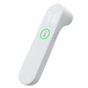 Termometru digital de uz casnic, fără contact, cu infraroșu, pentru frunte și ureche, pentru adulți/bebeluși, electric, Alhena IR-209