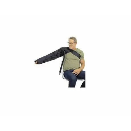 Aparat de presoterapie pentru drenaj limfatic si masaj pntru brat Alhena® M-PRO 3001, 4 X 4 camere de compresie aer, 6 moduri de tratament, Marime XXL